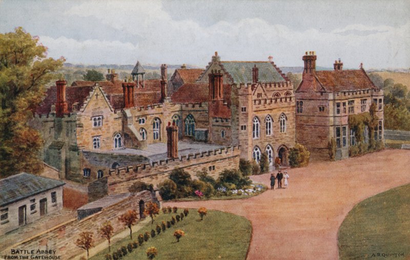 Battle Abbey, från porthuset av Alfred Robert Quinton