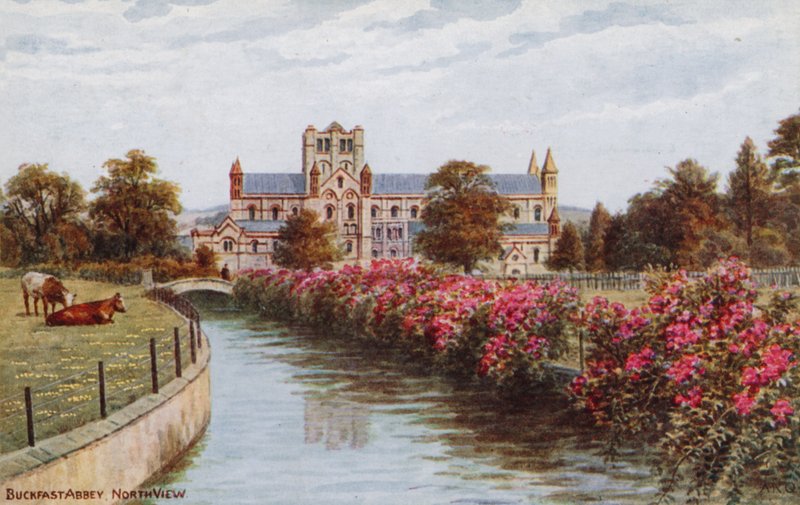 Buckfast Abbey, nordlig vy av Alfred Robert Quinton