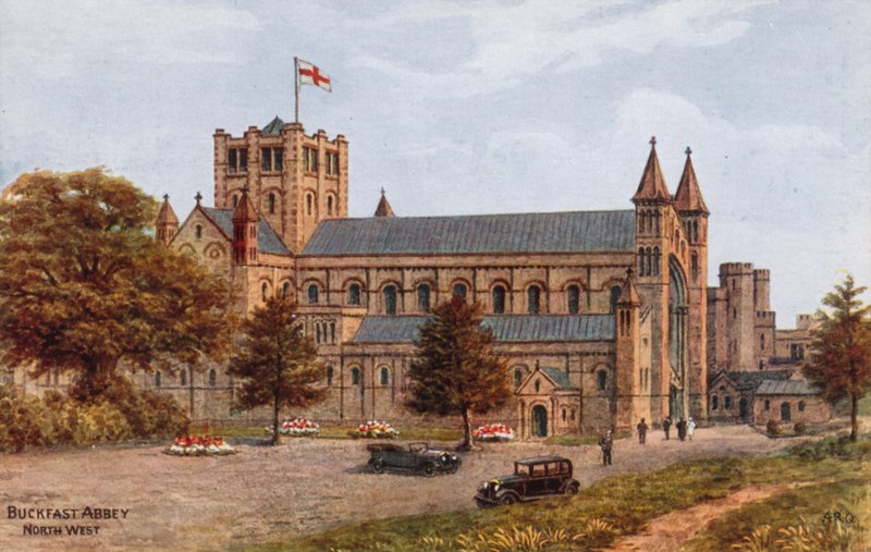 Buckfast Abbey, nordväst av Alfred Robert Quinton
