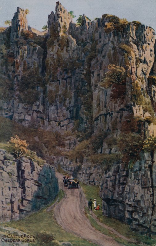 Castle Rock, Cheddar Gorge av Alfred Robert Quinton