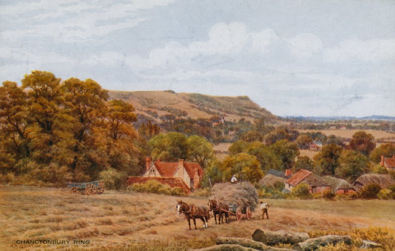 Chanctonbury Ring nära Worthing av Alfred Robert Quinton