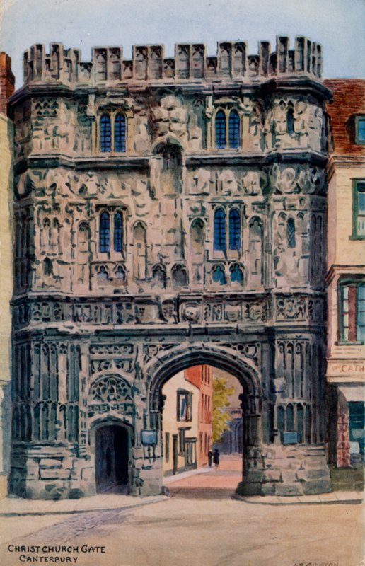 Christ Church Gate, Canterbury av Alfred Robert Quinton