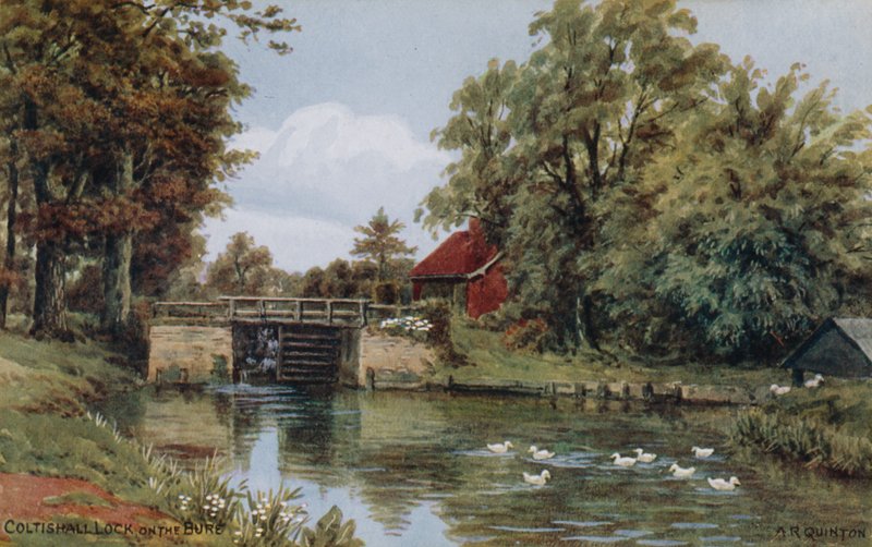 Coltishall Lock, på Bure av Alfred Robert Quinton