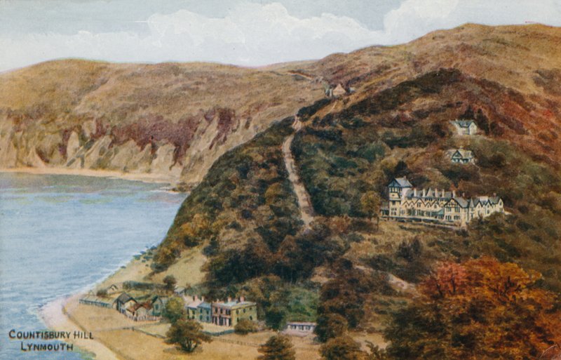 Countisbury Hill, Lynmouth av Alfred Robert Quinton