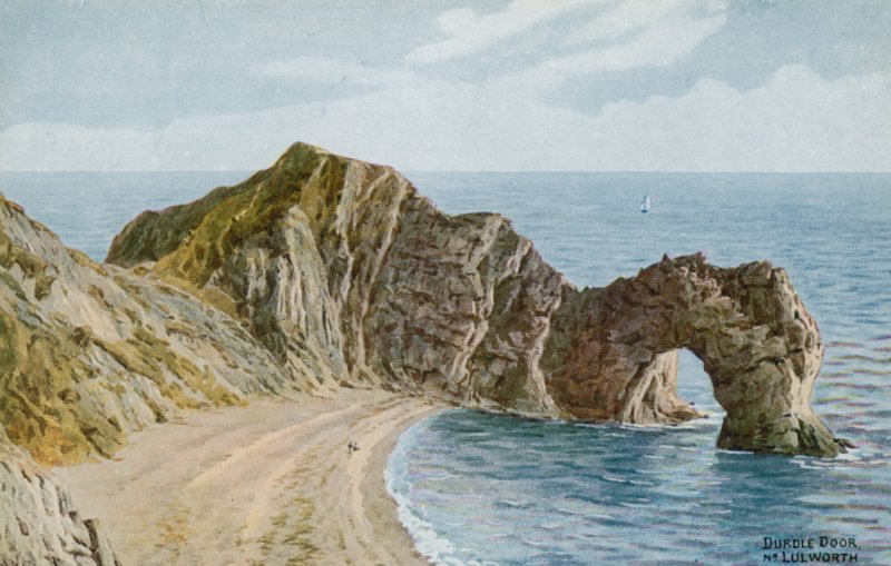Durdle Door nära Lulworth av Alfred Robert Quinton