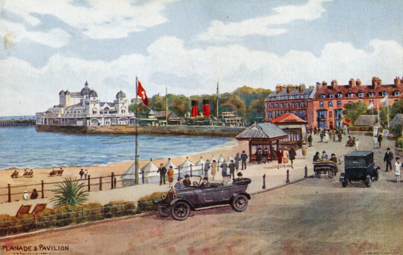 Esplanaden och paviljongen, Weymouth av Alfred Robert Quinton
