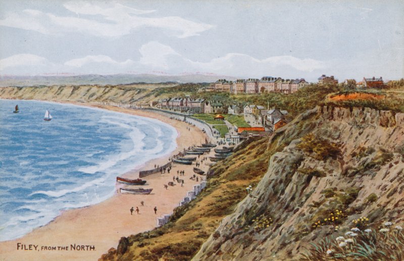 Filey, från norr av Alfred Robert Quinton