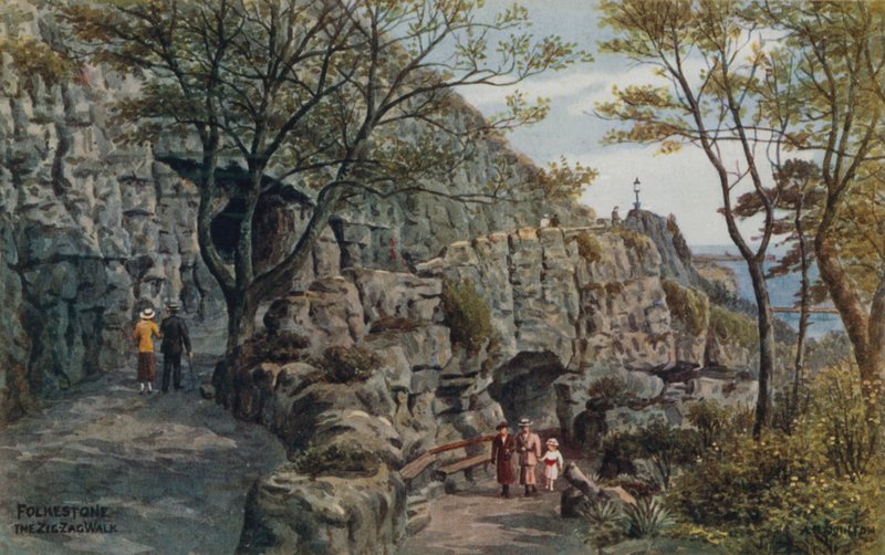 Folkestone, Zig Zag Walk av Alfred Robert Quinton