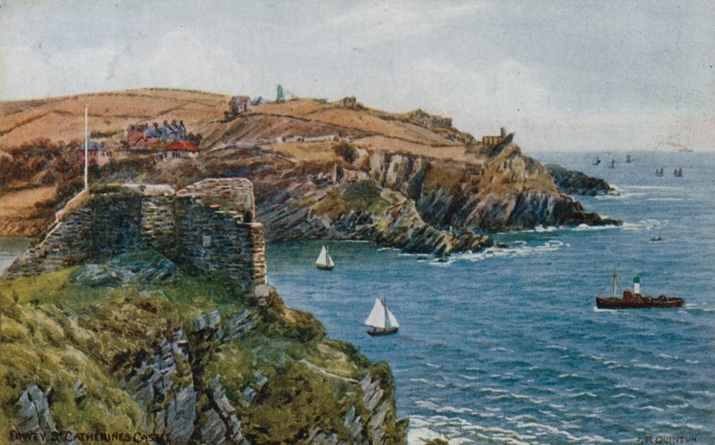 Fowey, St Catherines slott av Alfred Robert Quinton