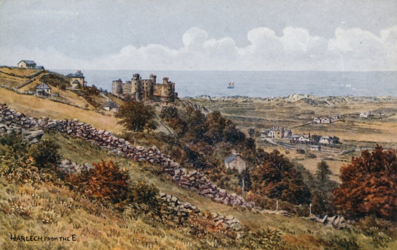 Harlech, från E av Alfred Robert Quinton