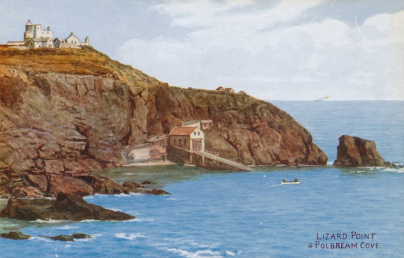 Lizard Point och Polbream Cove av Alfred Robert Quinton