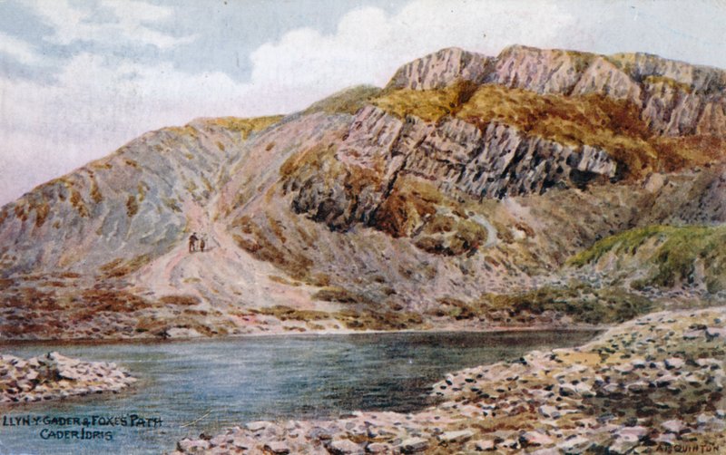 Llyn-y-Gader och Rävarnas stig, Cader Idris av Alfred Robert Quinton
