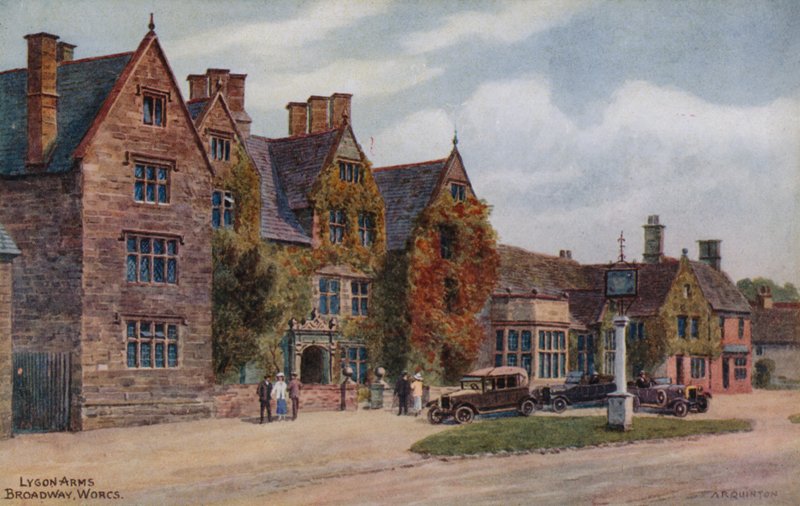 Lygon Arms, Broadway, Worcs av Alfred Robert Quinton