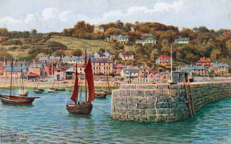 Lyme Regis, från Cobb av Alfred Robert Quinton