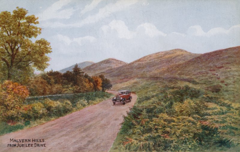 Malvern Hills, från Jubilee Drive av Alfred Robert Quinton