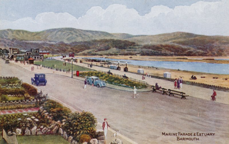 Marine Parade and Estuary, Barmouth av Alfred Robert Quinton