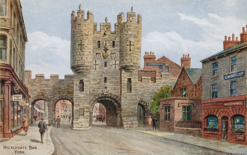 Micklegate Bar, York av Alfred Robert Quinton