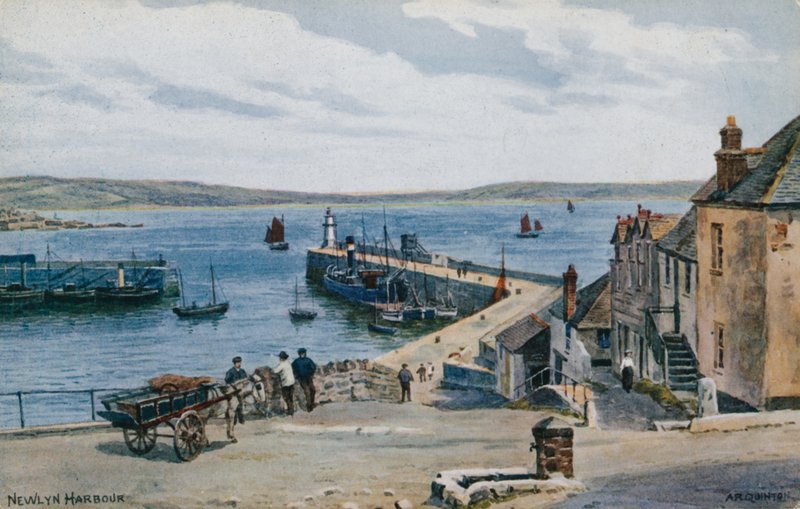 Newlyns hamn av Alfred Robert Quinton