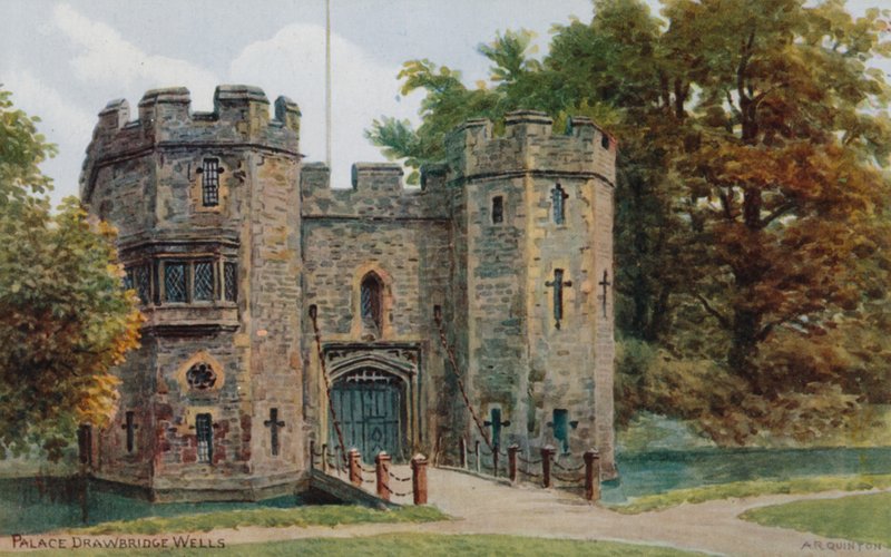Palace Drawbridge, Wells av Alfred Robert Quinton