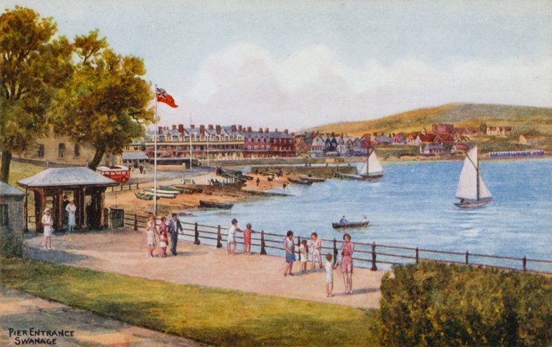 Pier Entrance, Swanage av Alfred Robert Quinton