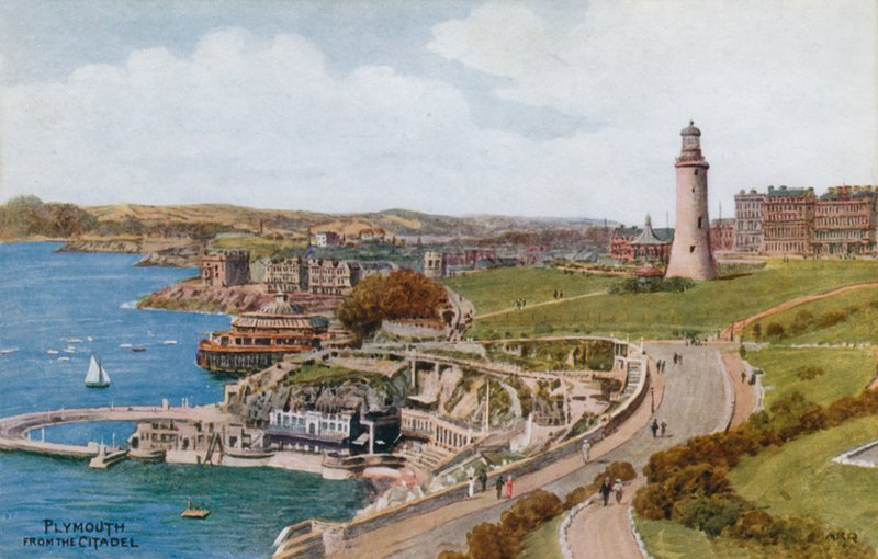 Plymouth, från Citadellet av Alfred Robert Quinton