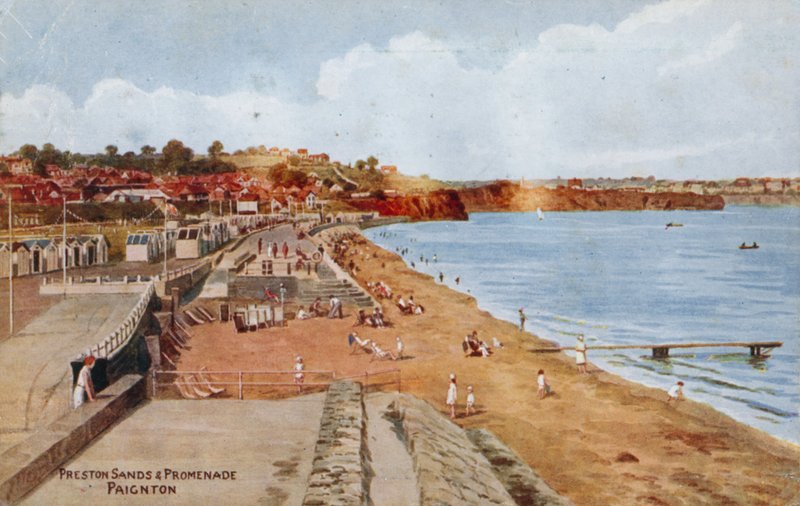 Preston Sands and Promenade, Paignton av Alfred Robert Quinton