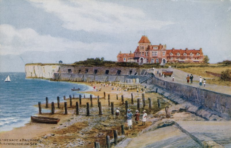 Promenade and Bay Hotel, Birchington-on-Sea av Alfred Robert Quinton