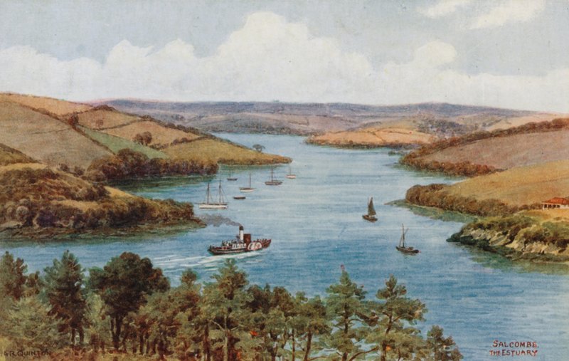 Salcombe, mynningen av Alfred Robert Quinton