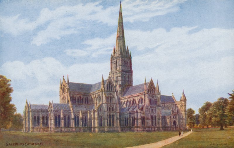 Salisbury katedral av Alfred Robert Quinton
