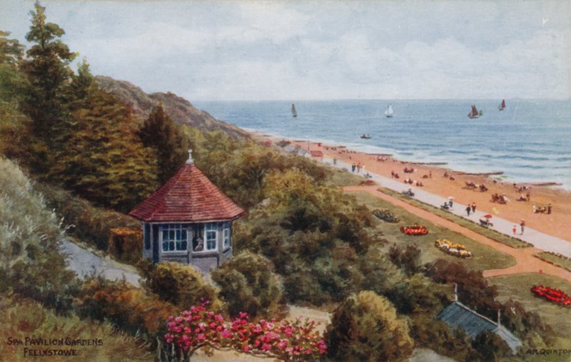 Spa Pavilion Gardens, Felixstowe av Alfred Robert Quinton