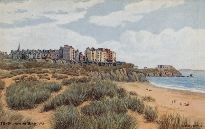 Tenby, From The Burrows av Alfred Robert Quinton