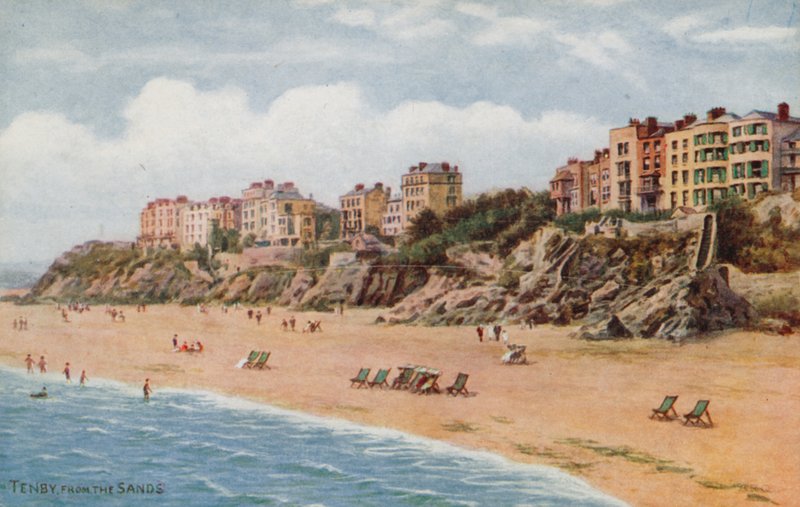 Tenby, från Sands av Alfred Robert Quinton