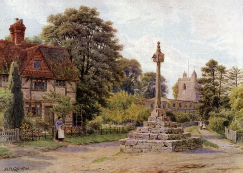 Korset, East Hagbourne, Berkshire av Alfred Robert Quinton