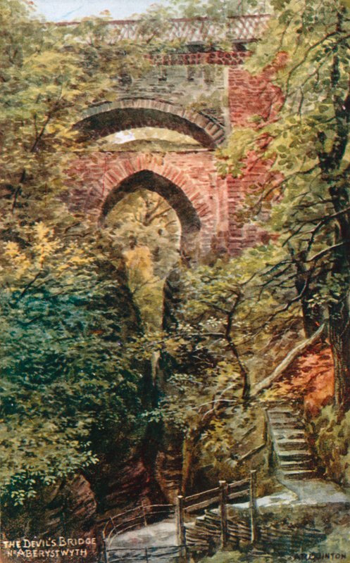 Djävulens bro, Nr. Aberystwyth av Alfred Robert Quinton