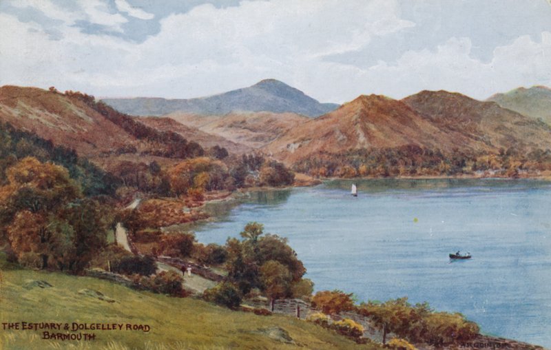The Estuary and Dolgelley Road, Barmouth av Alfred Robert Quinton