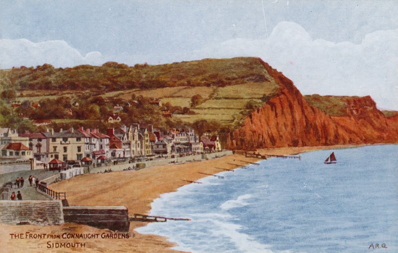 Fronten från Connaught Gardens, Sidmouth av Alfred Robert Quinton