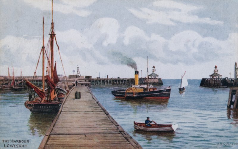 Hamnen, Lowestoft av Alfred Robert Quinton