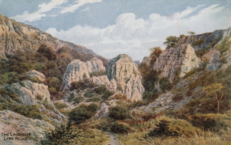 The Landslip, Lyme Regis av Alfred Robert Quinton