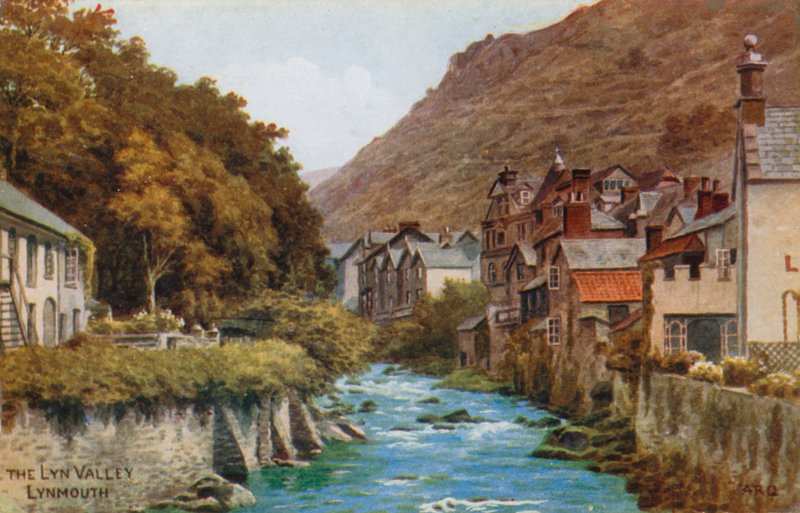 Lyn Valley, Lynmouth av Alfred Robert Quinton