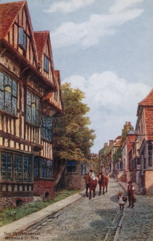 Det gamla sjukhuset, Mermaid St, Rye av Alfred Robert Quinton