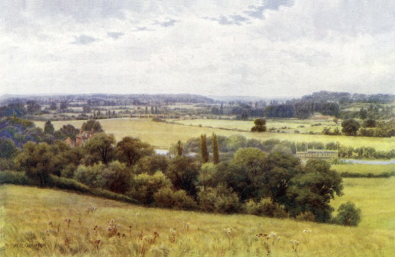 The Vale of Shiplake, från Hennerton av Alfred Robert Quinton