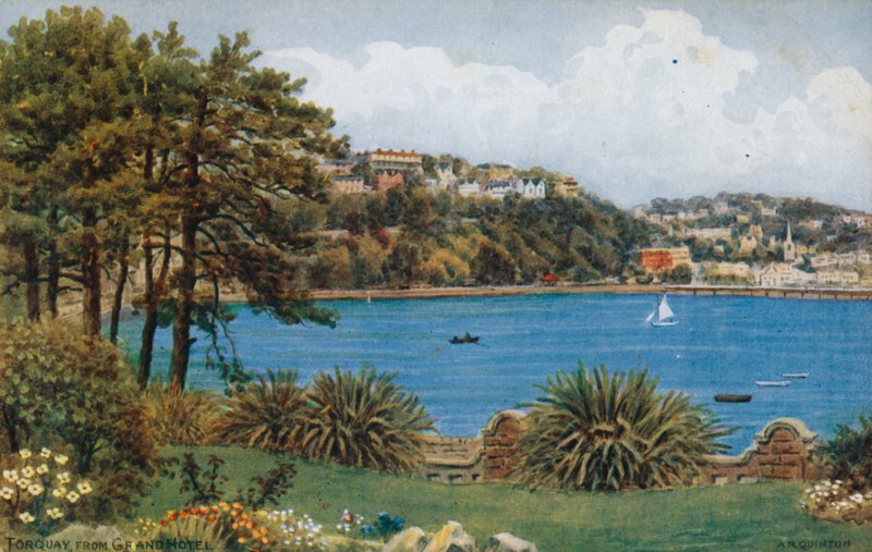 Torquay, från Gf and Hotel av Alfred Robert Quinton