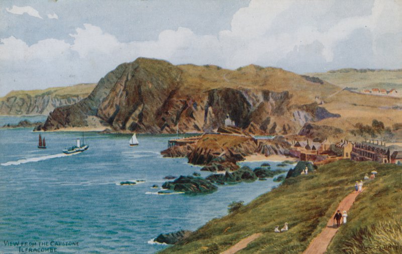 Utsikt från Capstone, Ilfracombe av Alfred Robert Quinton