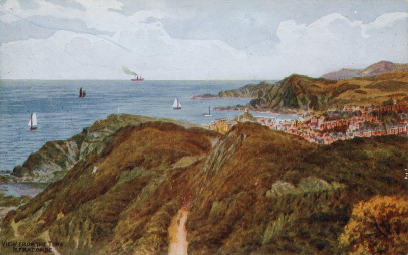 Utsikt från Tors, Ilfracombe av Alfred Robert Quinton