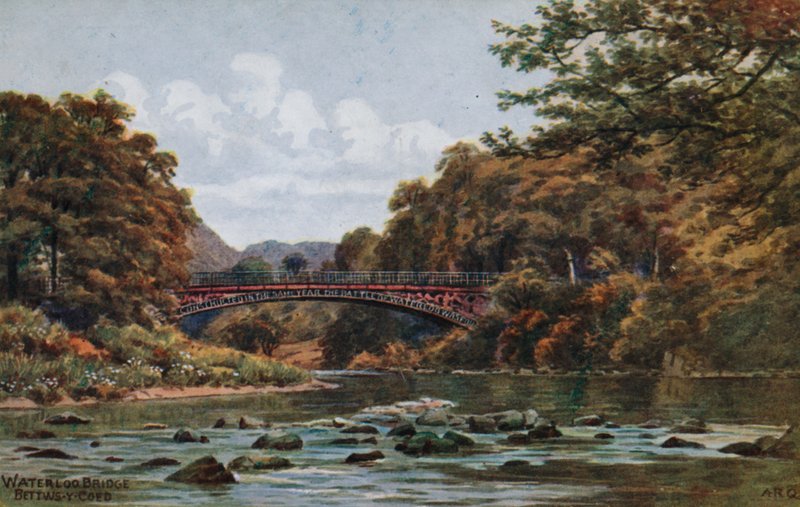 Waterloo Bridge, Bettws-y-Coed av Alfred Robert Quinton