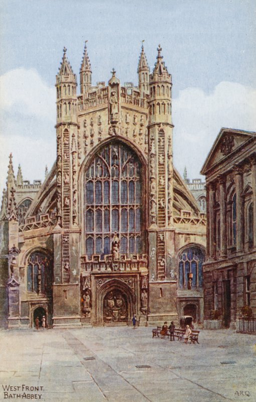 West Front, Bath Abbey av Alfred Robert Quinton