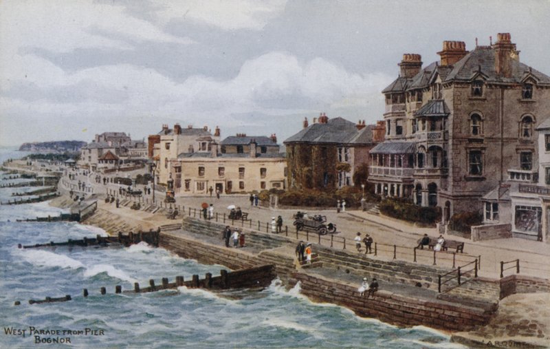 West Parade från Pier, Bognor av Alfred Robert Quinton