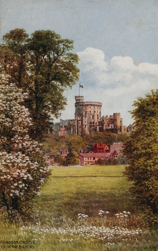 Windsor Castle från The Brocks av Alfred Robert Quinton