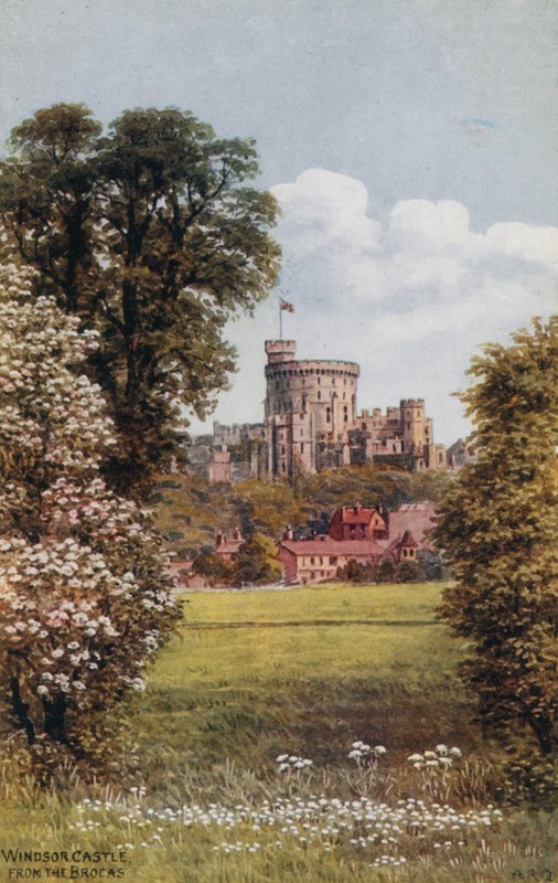Windsor Castle, från Brocas av Alfred Robert Quinton
