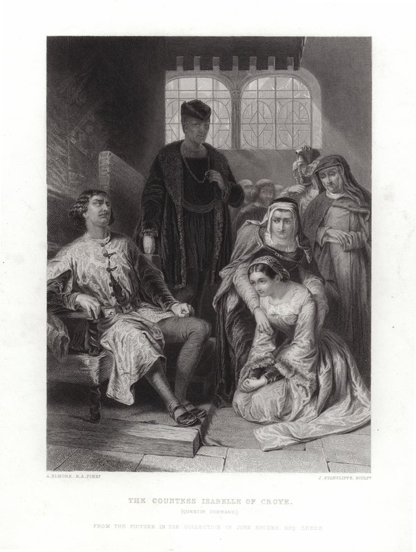 Grevinnan Isabelle av Croye av Alfred W. Elmore